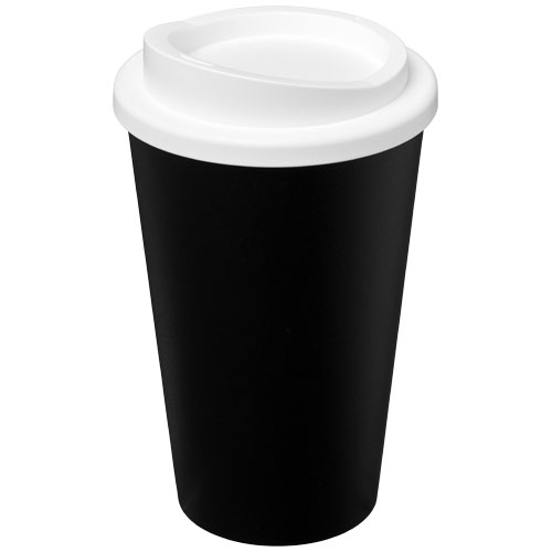 Gobelet publicitaire isolant 350ml Americano® noir / blanc